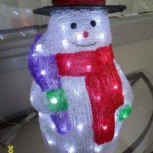 Sneeuwpop met led verlichting (a13)30